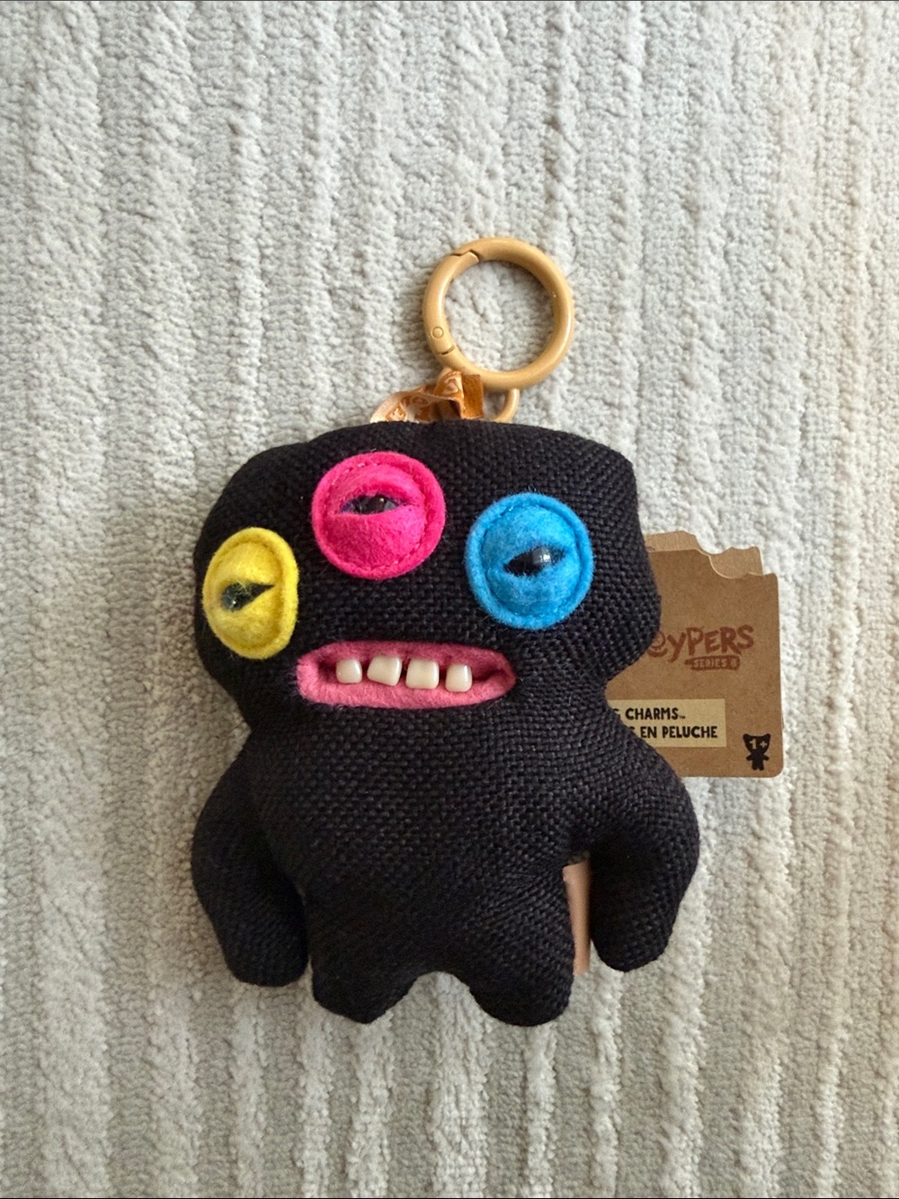 Fuggler Laboratory Misfits Plush Annoyed Alien Bag Charm